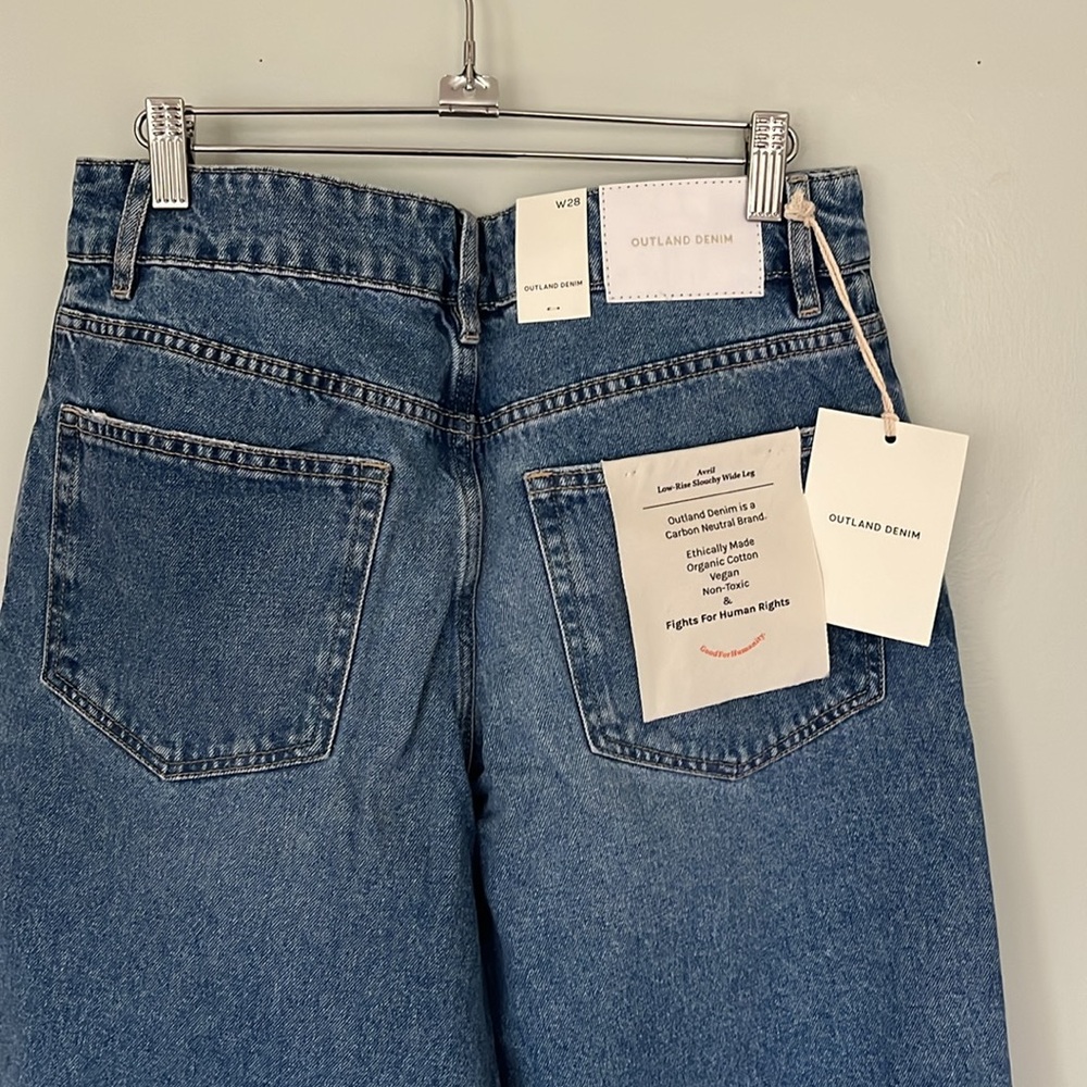 OUTLAND DENIM AVRIL SLOUCHY WIDE-LEG JEANS - Picture 9 of 12